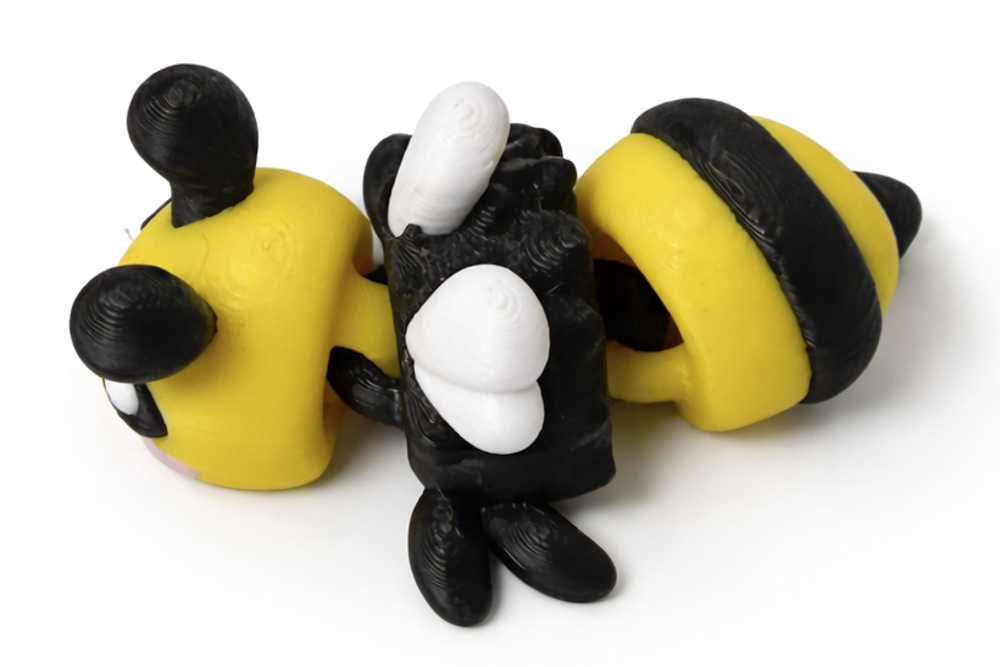 Pohyblivá 3D včelka – originální flexi figurka